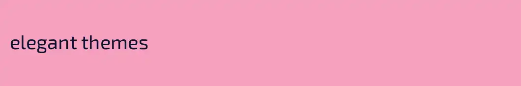 elegant themes